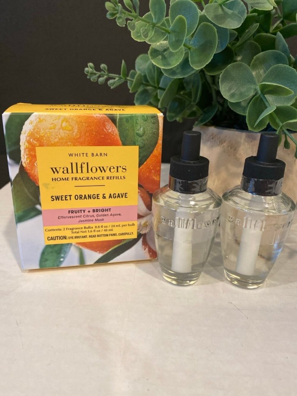 “Sweet Orange & Agave” Bath & Body Works 2 New Wallflower Refills